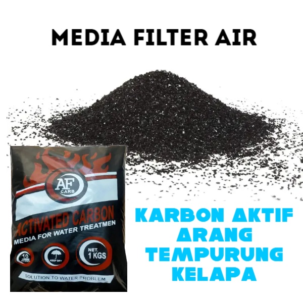 Jual Karbon Aktif Kg Arang Penjernih Media Filter Air Kuning Kotor