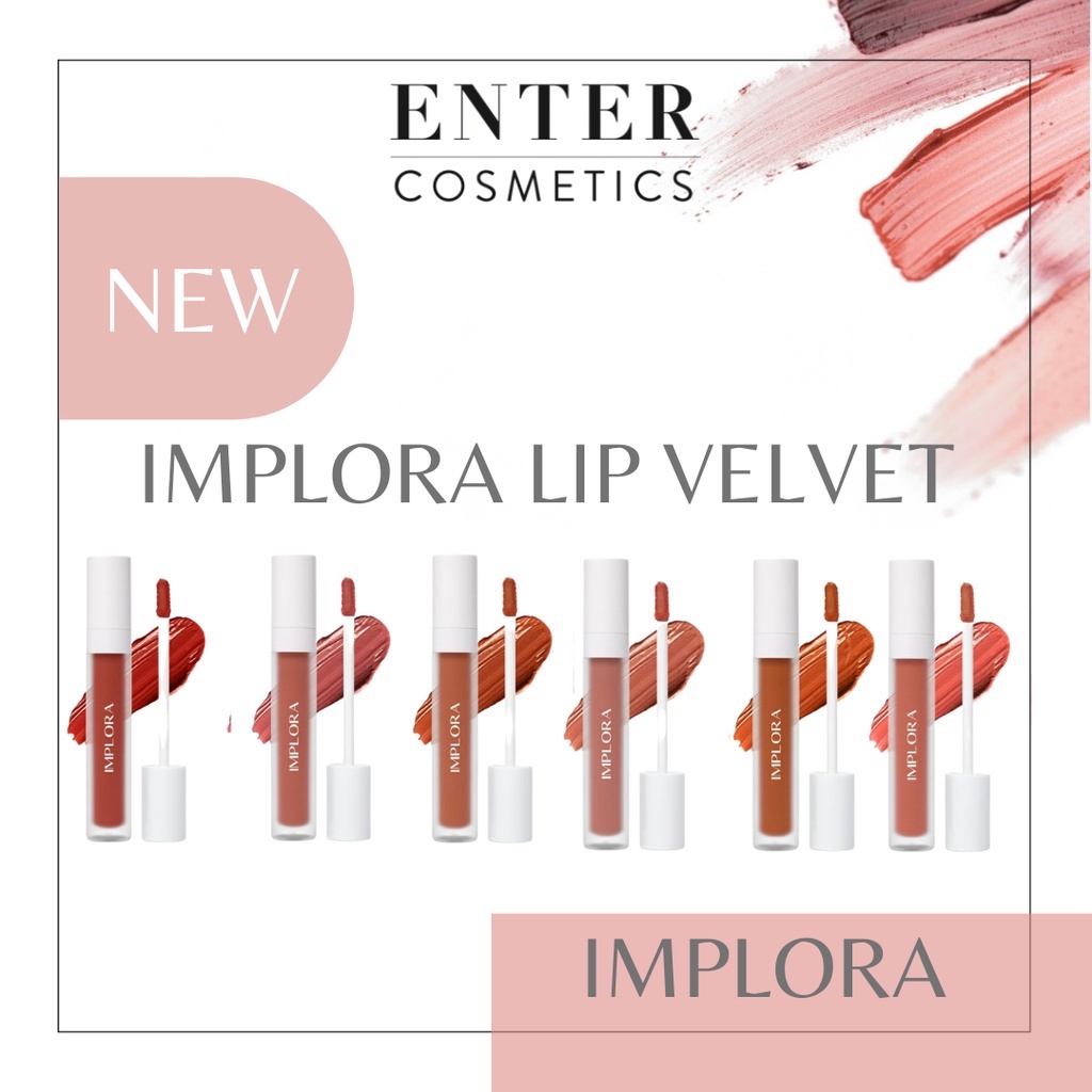 Jual Original Lip Velvet Implora Attractive Extrovert Fearless