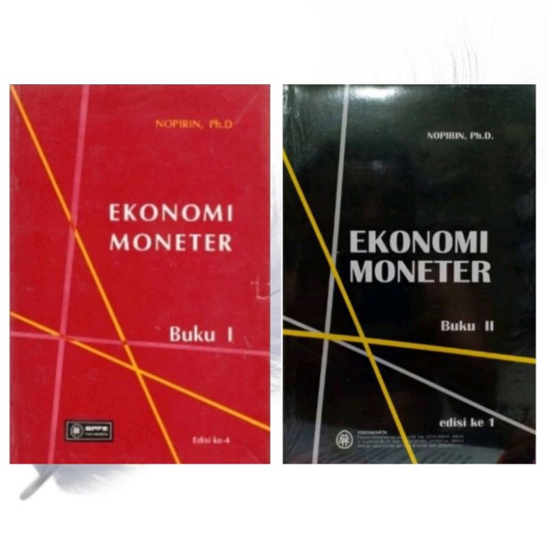 Jual Buku Ekonomi Moneter Edisi Ke 4 Dan 1 Jilid 1 Dan 2 Nopirin