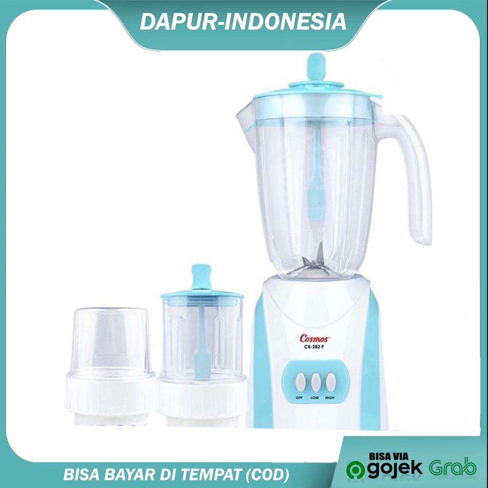 Jual Cosmos CB 282 Blender Plastik 2L 3in1 CB 282 P Kapasitas 2 Liter