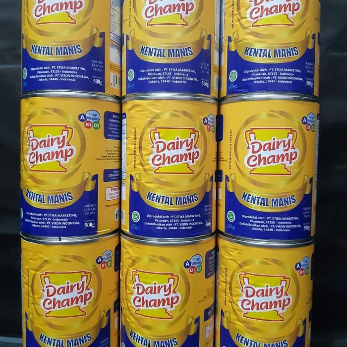 Jual Skm Susu Kental Manis Dairy Champ Gr Shopee Indonesia