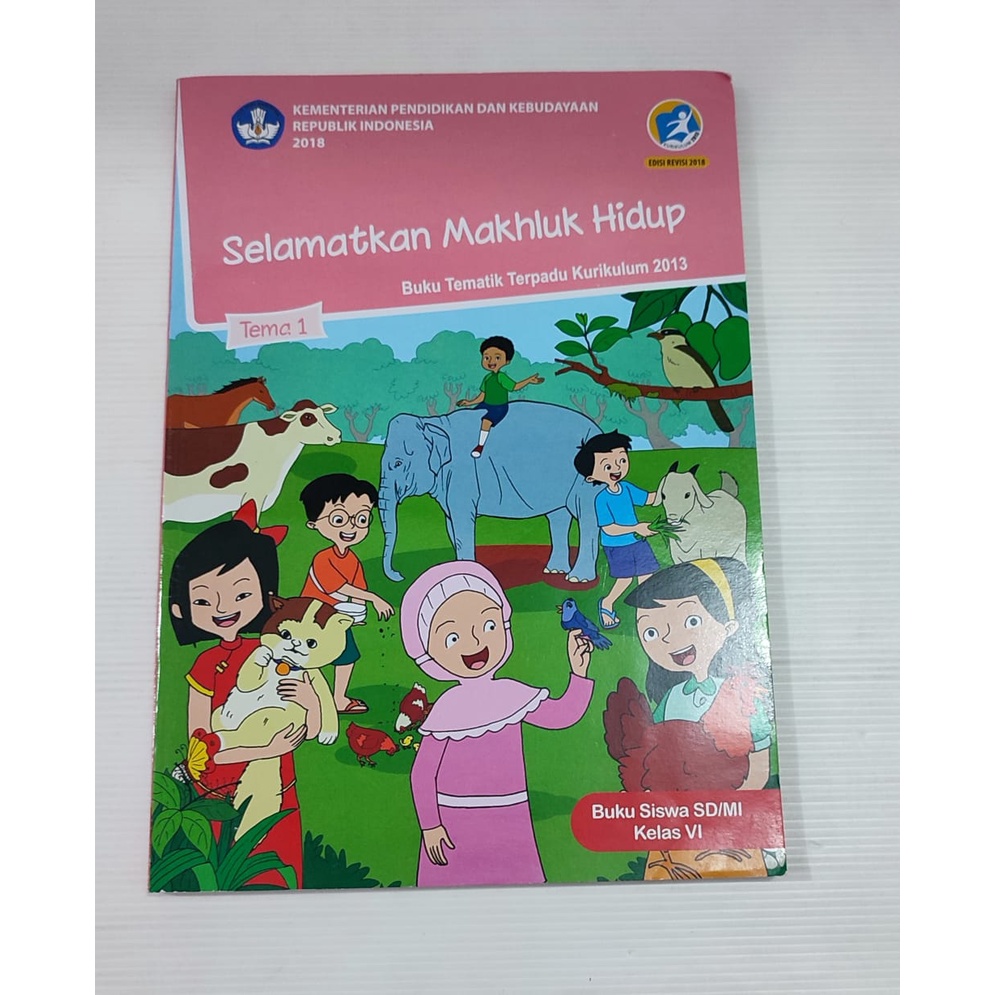 Jual BUKU TEMATIK TERPADU KURIKULUM 2013 SELAMATKAN MAKHLUK HIDUP TEMA