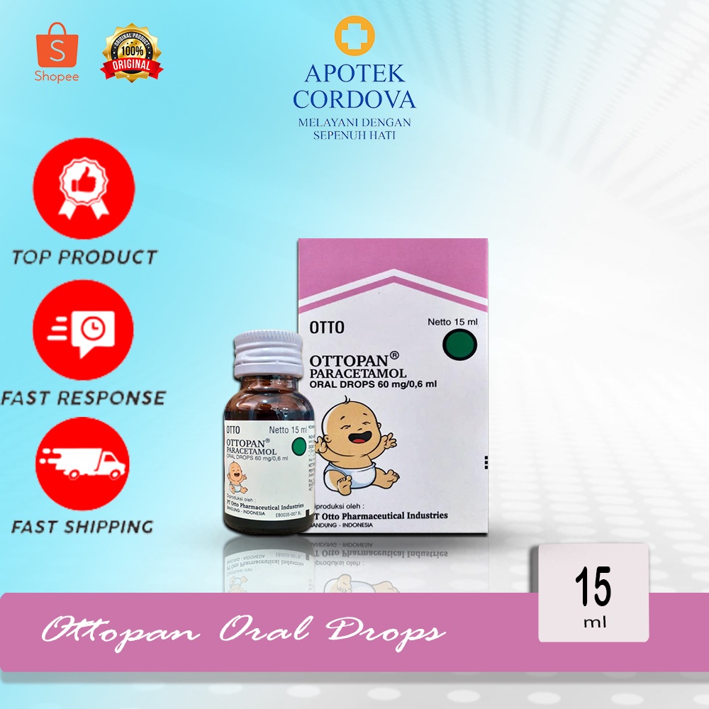 Jual Ottopan Drops Ukuran Ml Paracetamol Meringankan Sakit Kepala