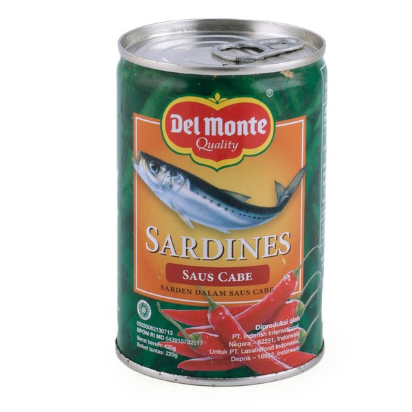 Jual Del Monte Sardines Chilli Sauce Gr Ikan Sarden Saus Pedas