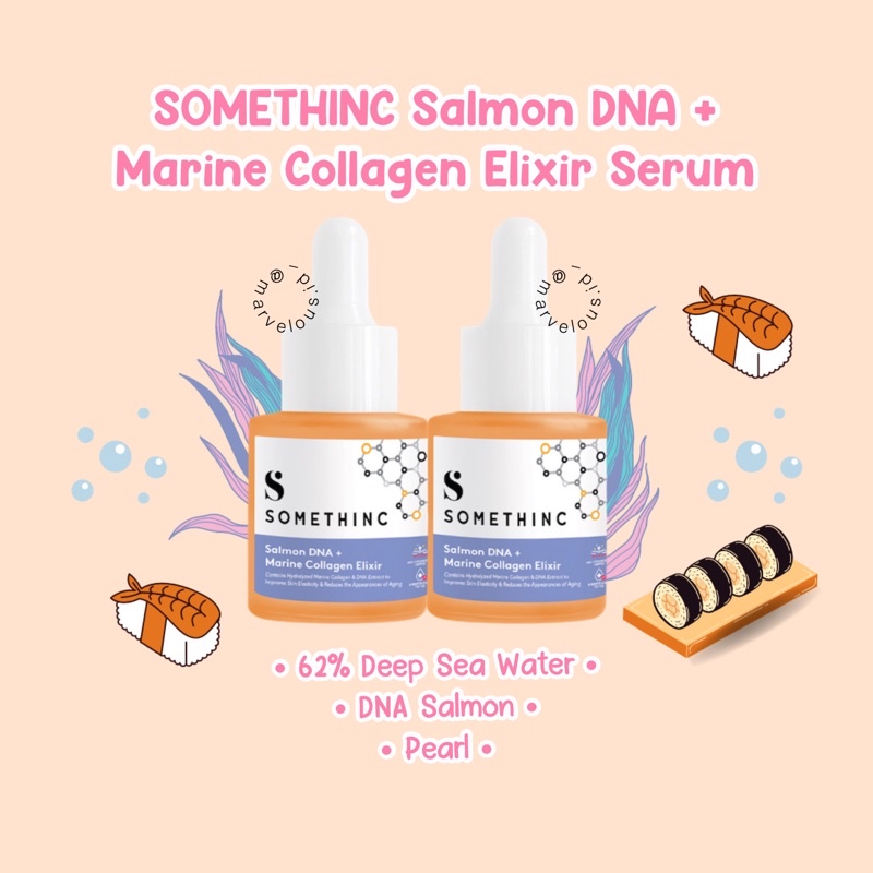 Jual SOMETHINC Salmon DNA Marine Collagen Elixir Serum 20ml Shopee