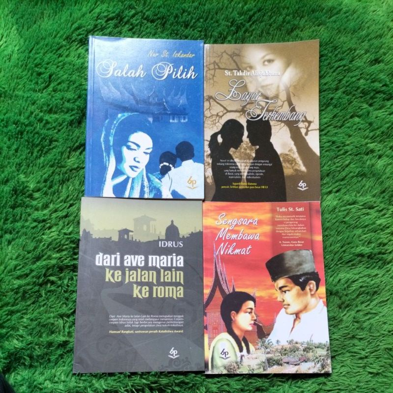 Jual NOVEL SASTRA ORIGINAL SALAH PILIH LAYAR TERKEMBANG DARI AVE MARIA