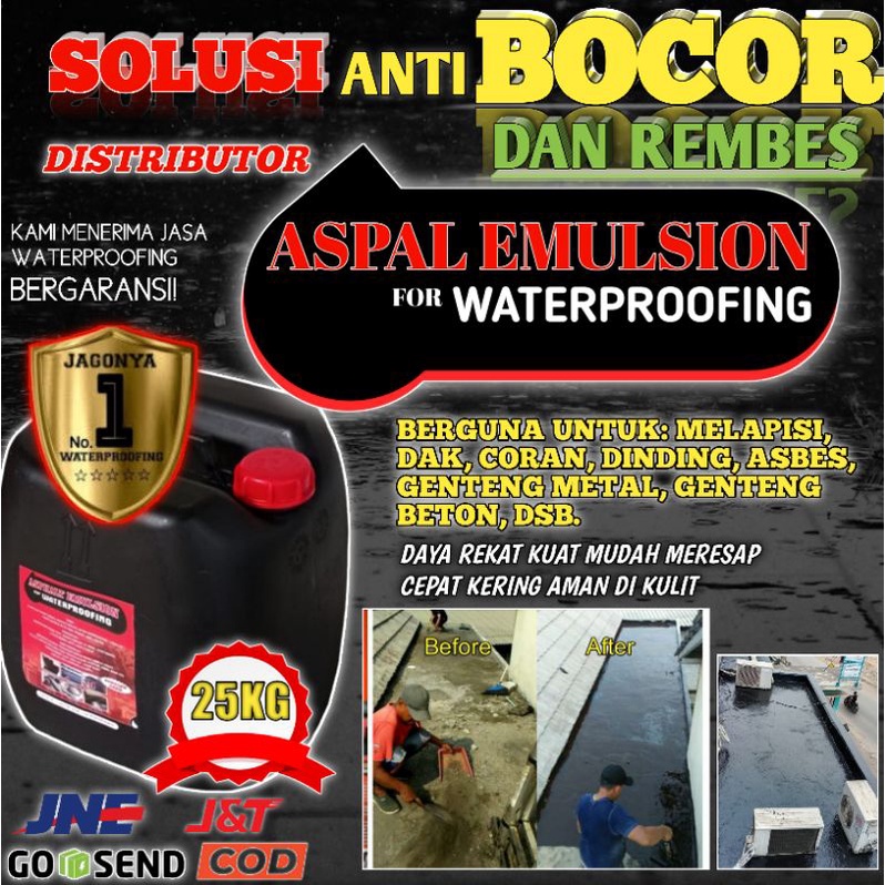 Jual Aspal Cair Anti Rembes Dan Bocor Aspal Emulsion Untuk Rumah