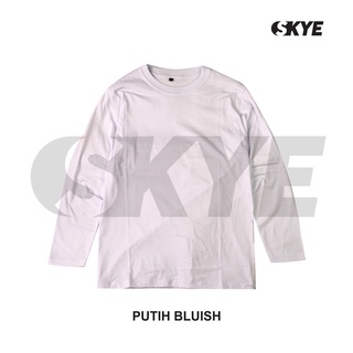 Jual SKYE Kaos Polos Putih Bluish Cotton Combed 30s Shopee Indonesia