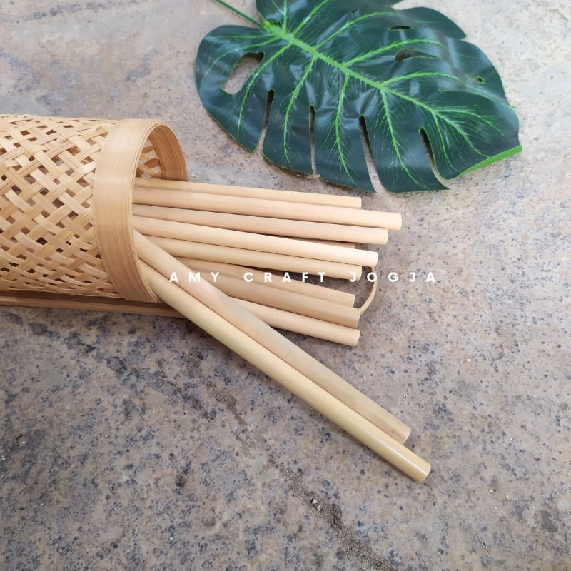 Jual Sedotan Bambu Murah Pipet Bamboo Bamboostaw Sedotan Bambu Jogja