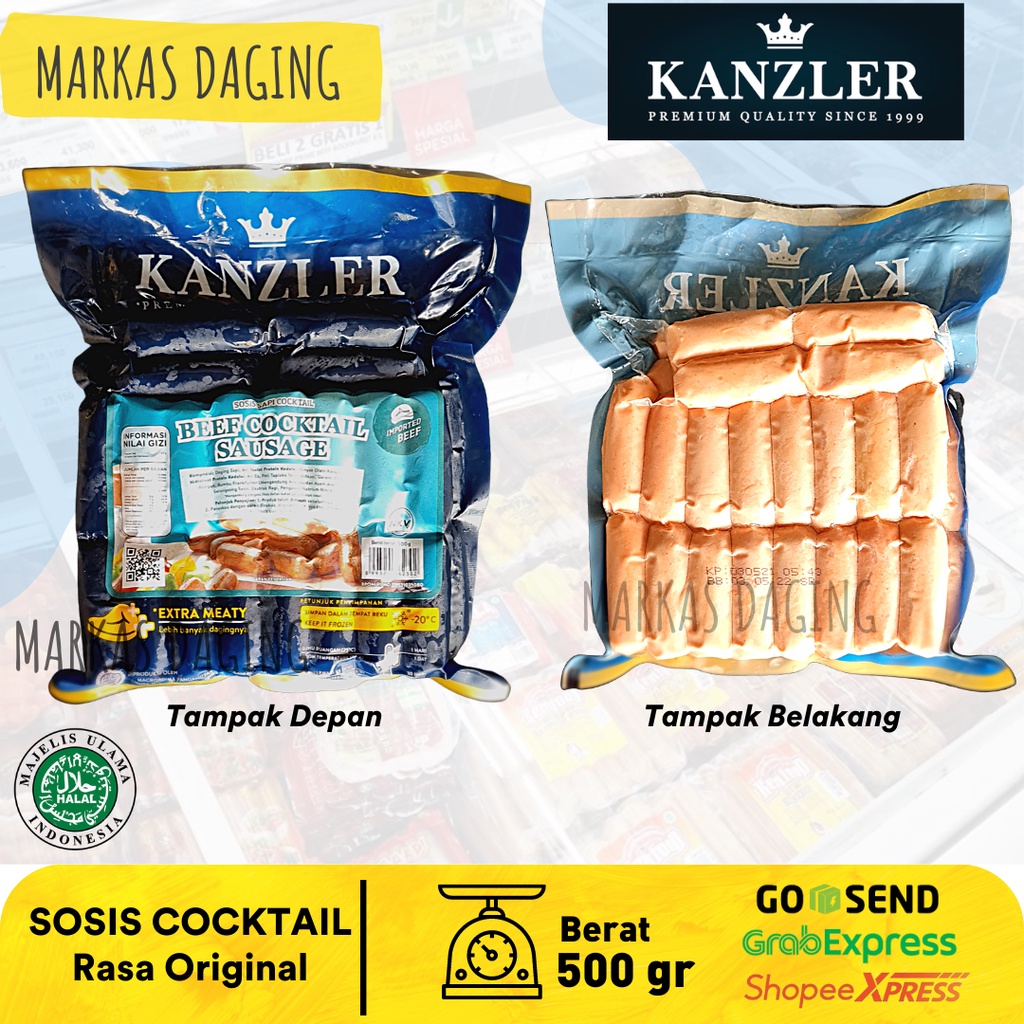 Jual Kanzler Sosis Sapi Cocktail Gr Kanzler Beef Cocktail Gr