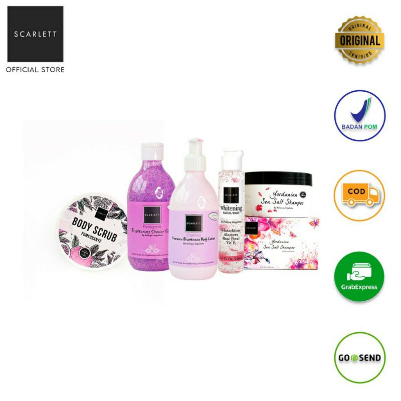 Jual Scarlett Whitening Paket Hemat Item Shopee Indonesia