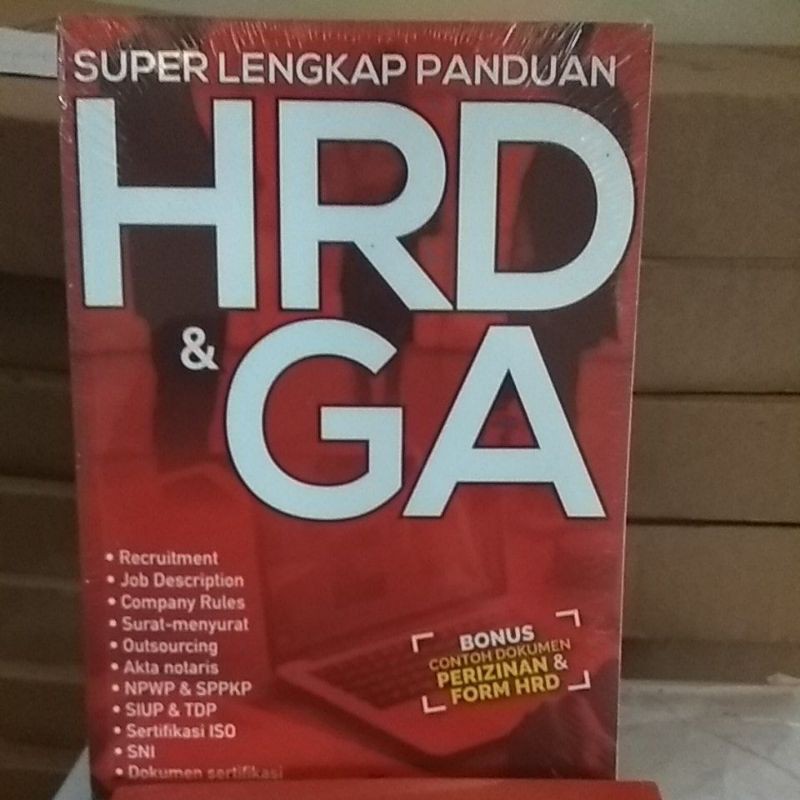 Jual Buku Super Lengkap Panduan HRD GA Shopee Indonesia