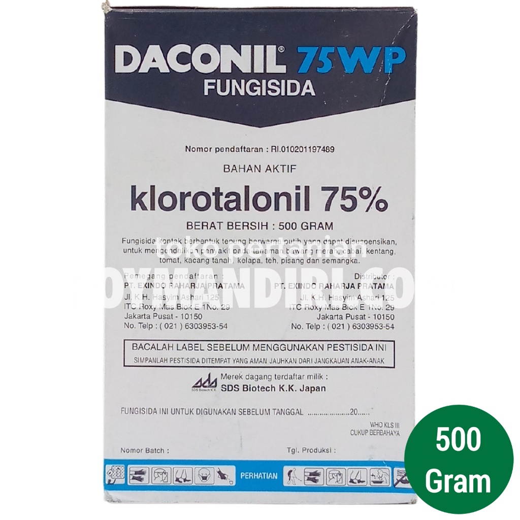 Jual Fungisida Fungistatik Daconil Wp Gram Shopee Indonesia