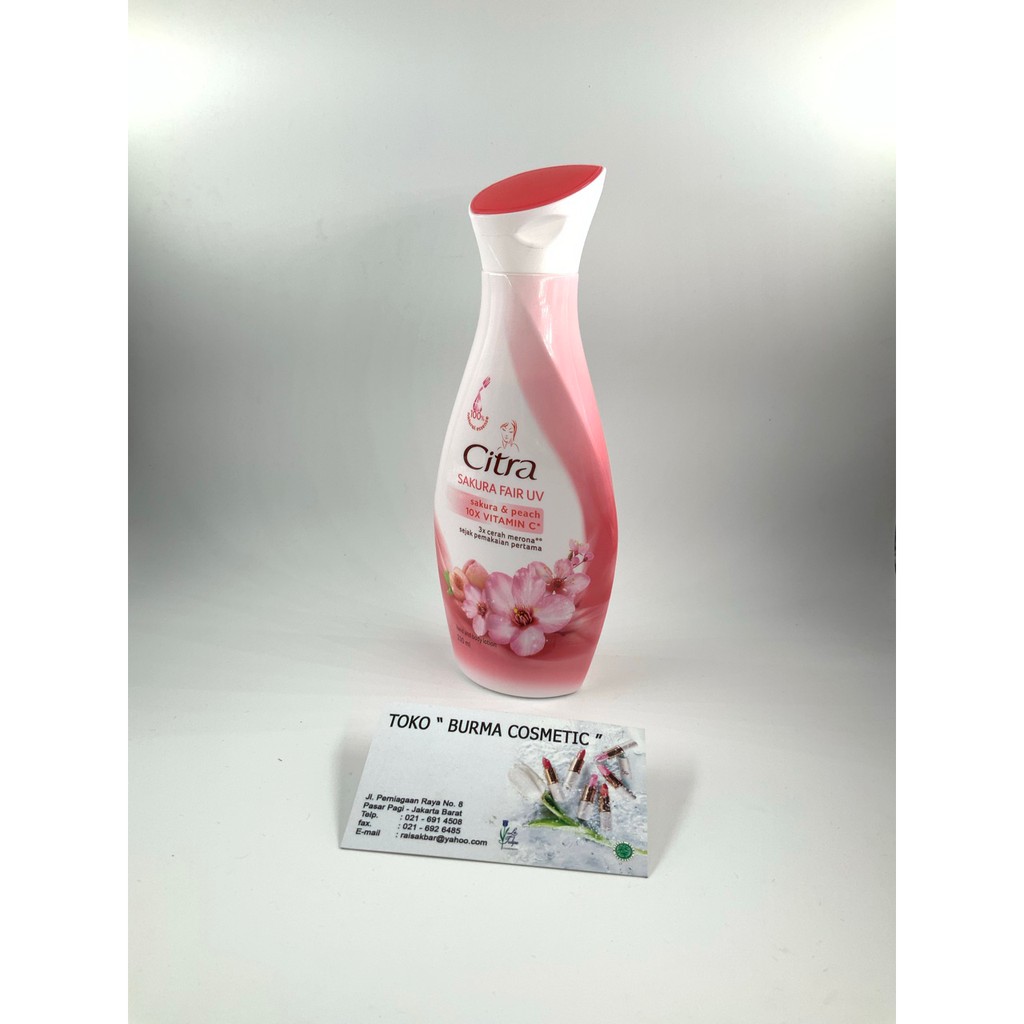 Jual Citra Hand And Body Lotion Sakura Fair Uv Ml Shopee Indonesia