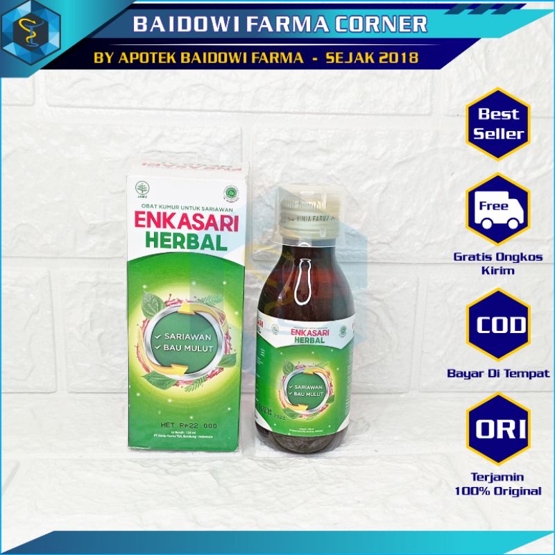 Jual Enkasari Herbal Ml Obat Kumur Untuk Sariawan Bau Mulut Dll