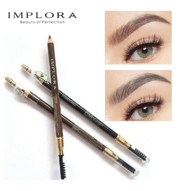 Jual Pensil Alis Implora Eyebrow Pencil In Lengkap Dengan Sikat Dan