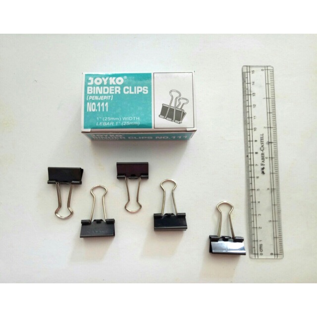 Jual Binder Clips Joyko No 111 Isi 12 Pcs Shopee Indonesia