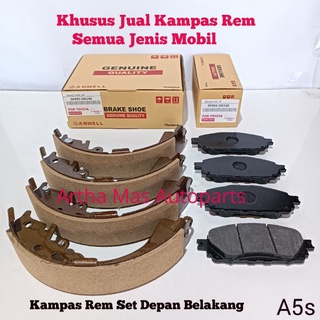 Jual Kampas Rem Set Innova Reborn New Brake Pad Brake Shoe Inova New