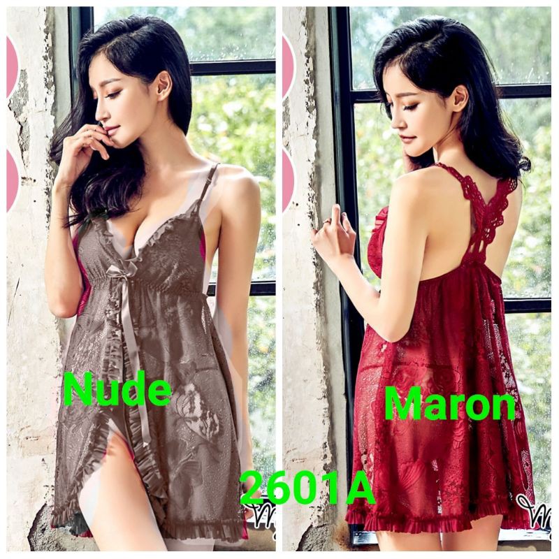 Jual Babydoll Lingerie 2601A Seserahan Baju Tidur Shopee Indonesia