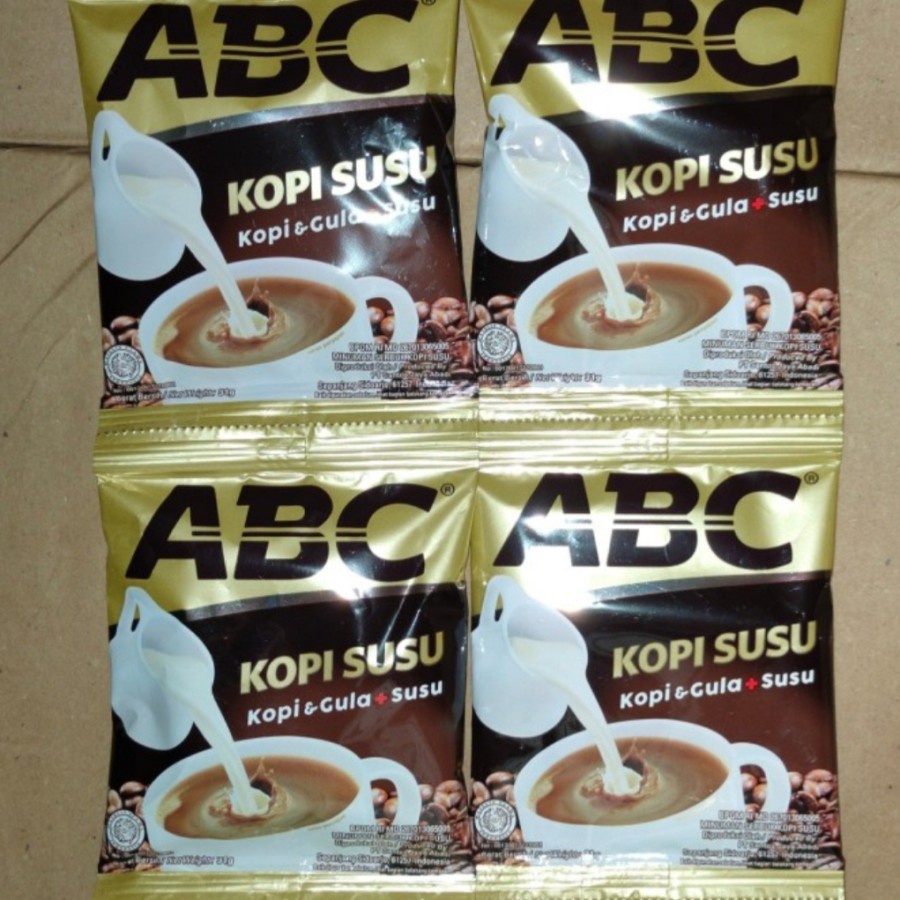 Jual Kopi Abc Susu Gr Isi Sachet Shopee Indonesia