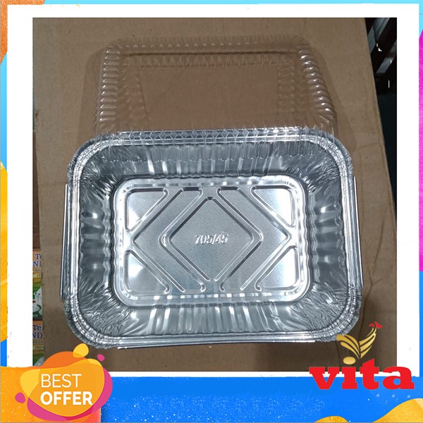 Jual Pcs Tray Alumunium Foil Tutup Oiv Pack Shopee Indonesia