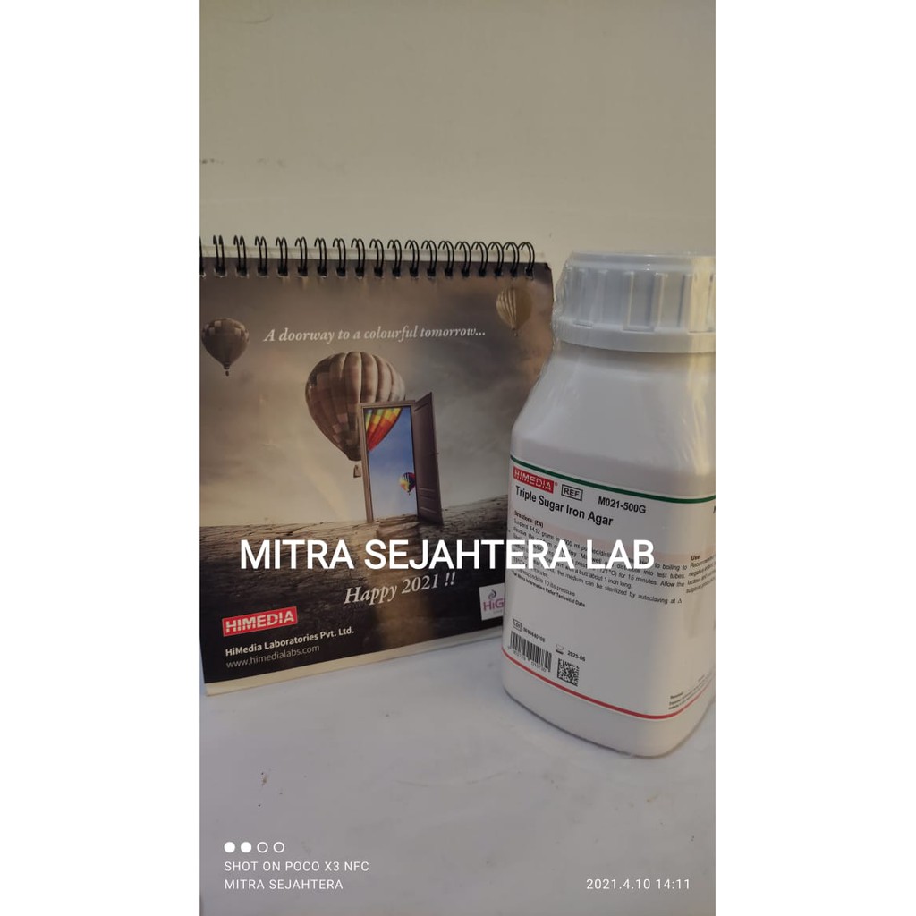 Jual TRIPLE SUGAR IRON AGAR 500 GRAM HIMEDIA M021 MEDIA MIKRO TSIA