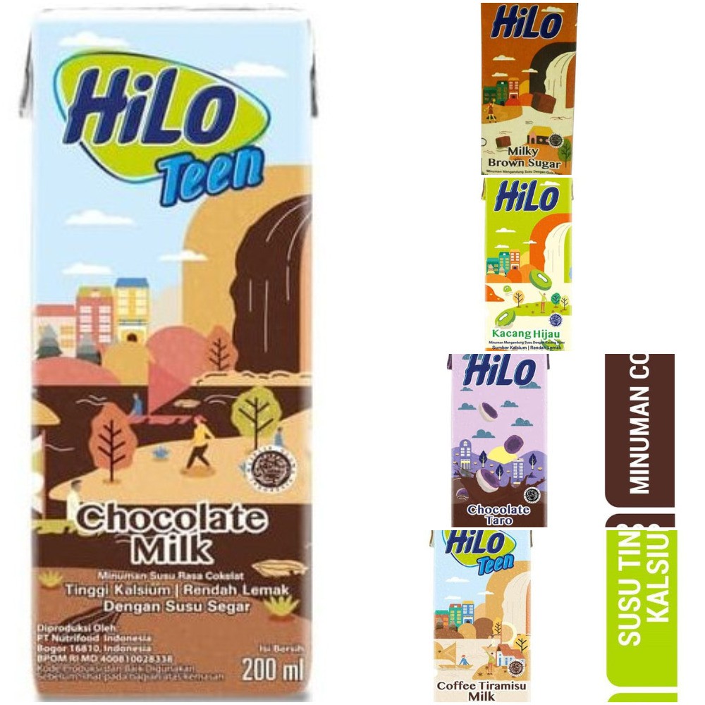 Jual Hilo Teen All Varian Susu Pertumbuhan UHT 200 Ml Shopee Indonesia