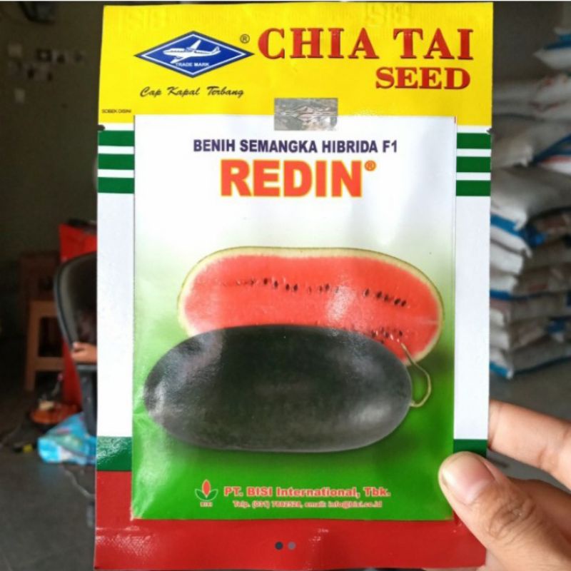 Jual Benih Bibit Semangka Biji Inul Redin F Gram Chia Tai Seed Cap