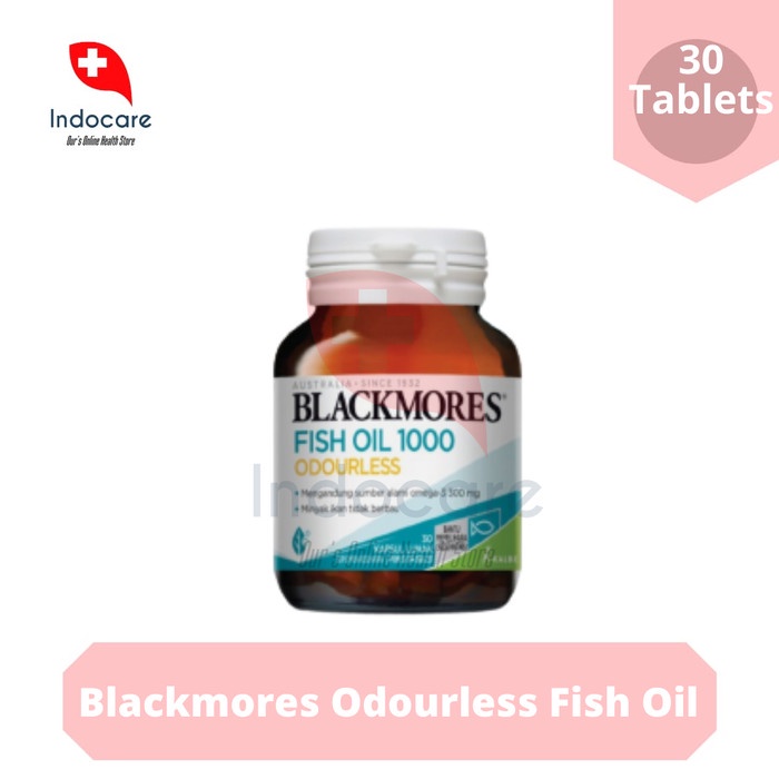 Jual Blackmores Odourless Fish Oil 1000 30 Caps Botol Shopee Indonesia