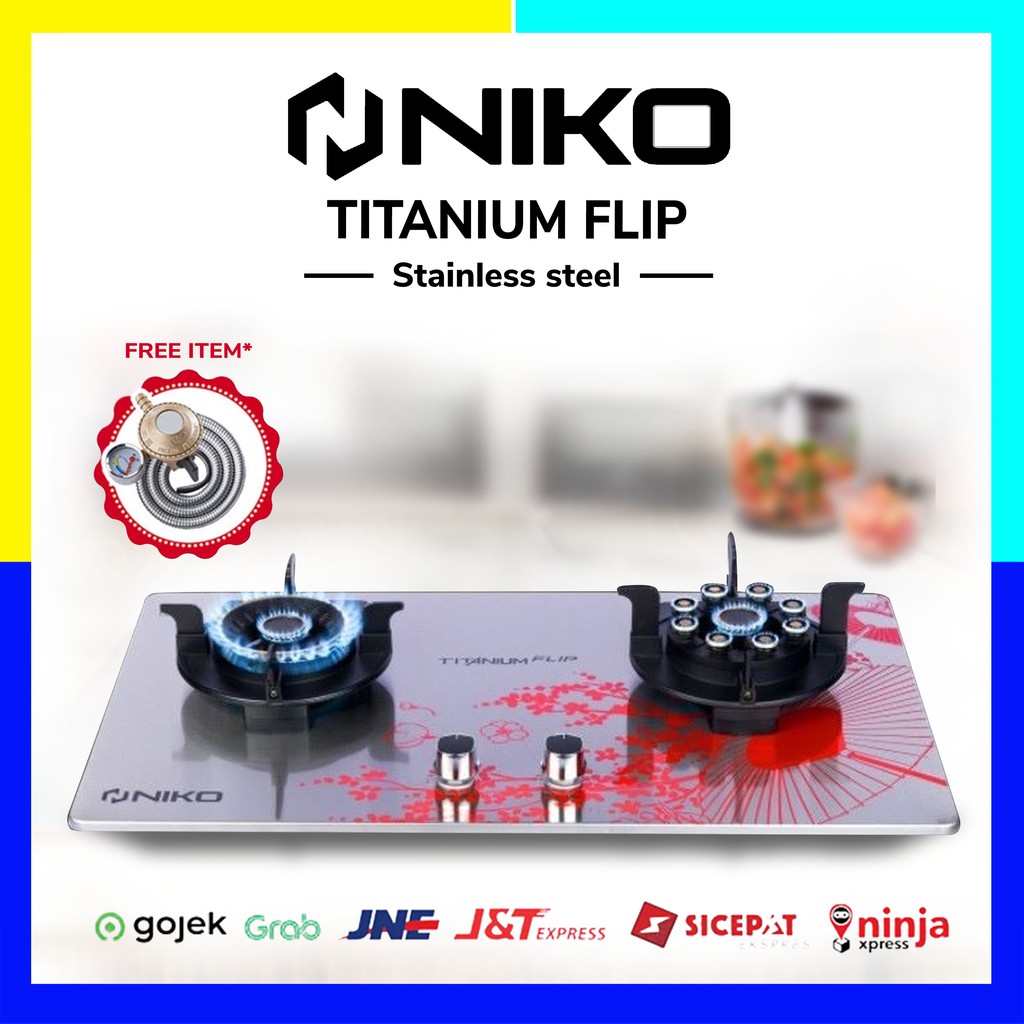 Jual Kompor Tanam Niko Tf Titanium Flip Kompor Gas Shopee Indonesia