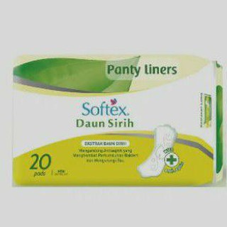 Jual SOFTEX Kecil Pantyliner Isi 20 Pads Daun Sirih Mint Greentea