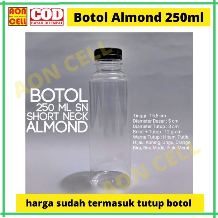 Jual Botol Almond Ml Botol Plastik Ml Botol Plastik Almond