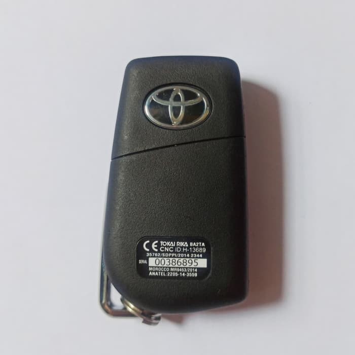 Jual Remote Kunci Lipat Mobil Toyota Fortuner Innova Reborn Tokai Rika