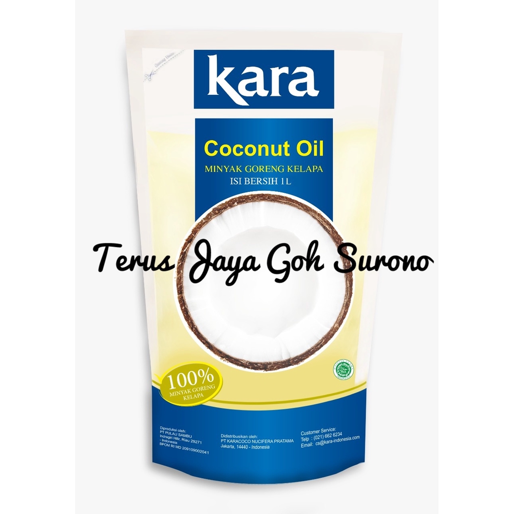 Jual Minyak Goreng Kelapa Kara Liter Coconut Oil Kara Litre