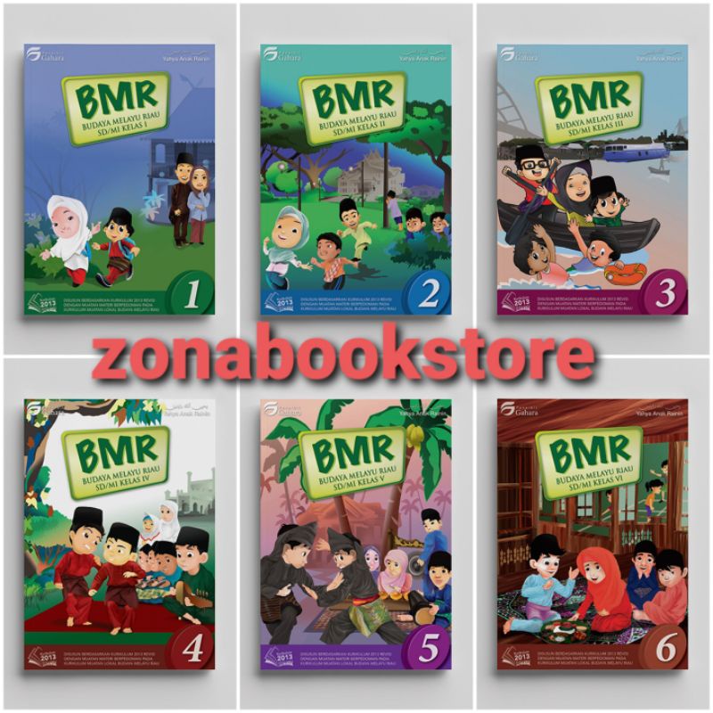 Jual BUKU SISWA SD MI KELAS 1 2 3 4 5 6 BMR BUDAYA MELAYU RIAU