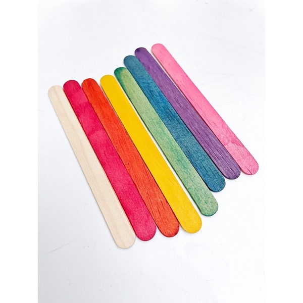 Jual Stik Es Krim Kerajinan Grade A Tebal Ice Cream Stick Art Craft