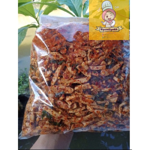 Jual BASRENG VIRAL PEDAS DAUN JERUK DAN ORIGINAL 500gram Dan 1kg