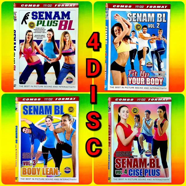 Jual Kaset Video Senam Bl Plus Zumba Aerobic Disc Lengkap Panduan