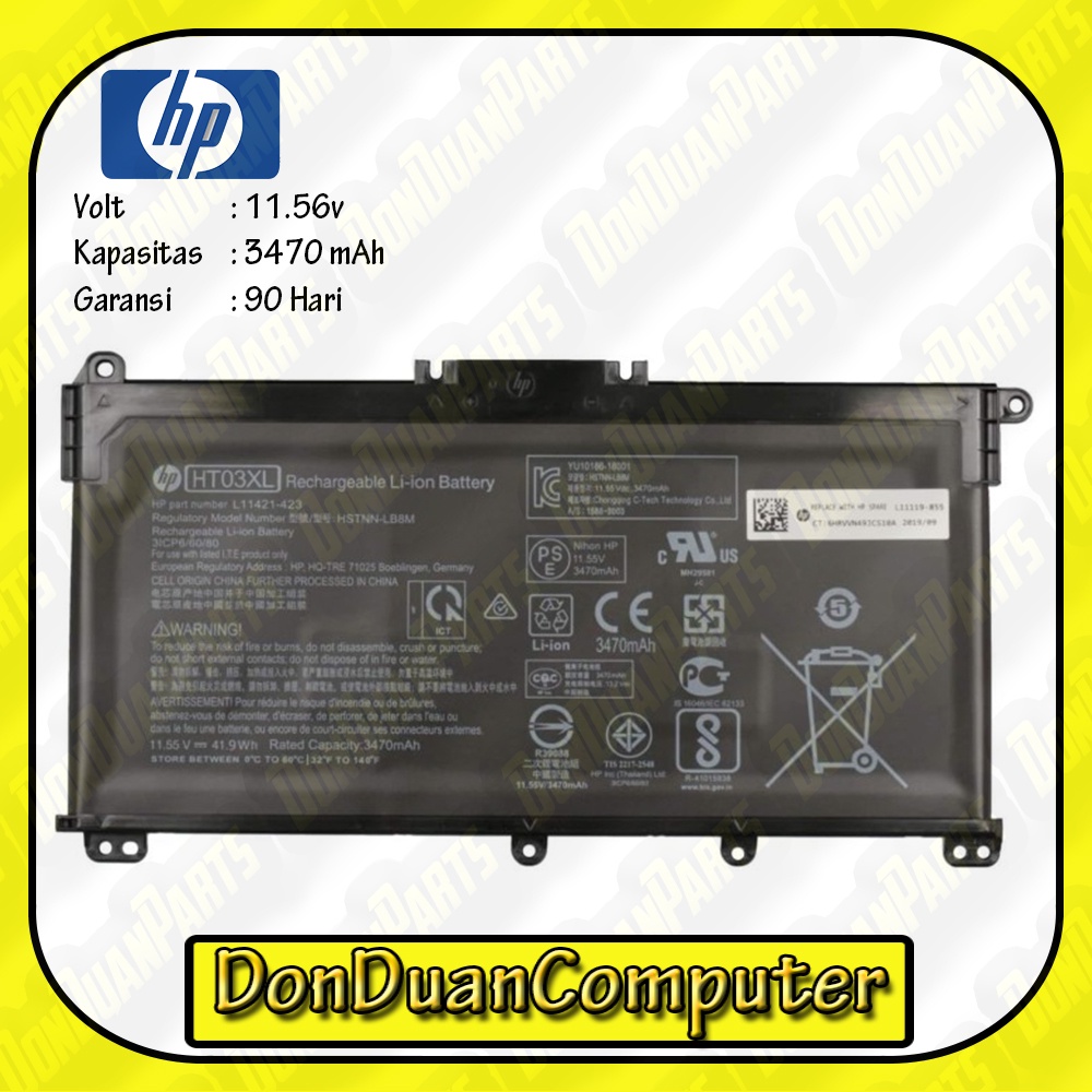 Jual Baterai Batre Battery Laptop Hp G G Ht Xl Hstnn Lb L