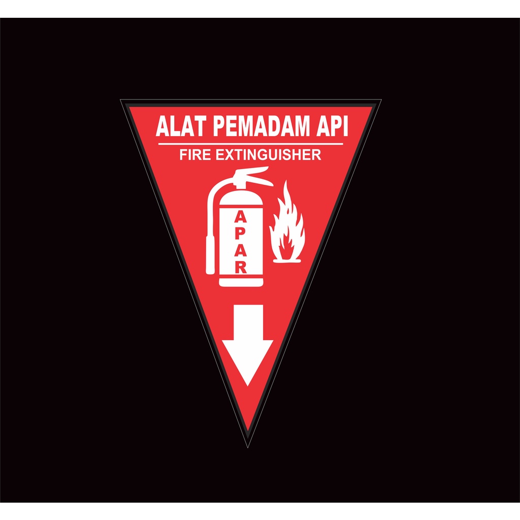 Jual STIKER ALAT PEMADAM KEBAKARAN 15x20 Cm Shopee Indonesia