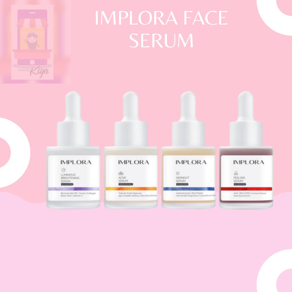 Jual IMPLORA Face Serum 20 Ml Acne Luminous Brightening Peeling Serum