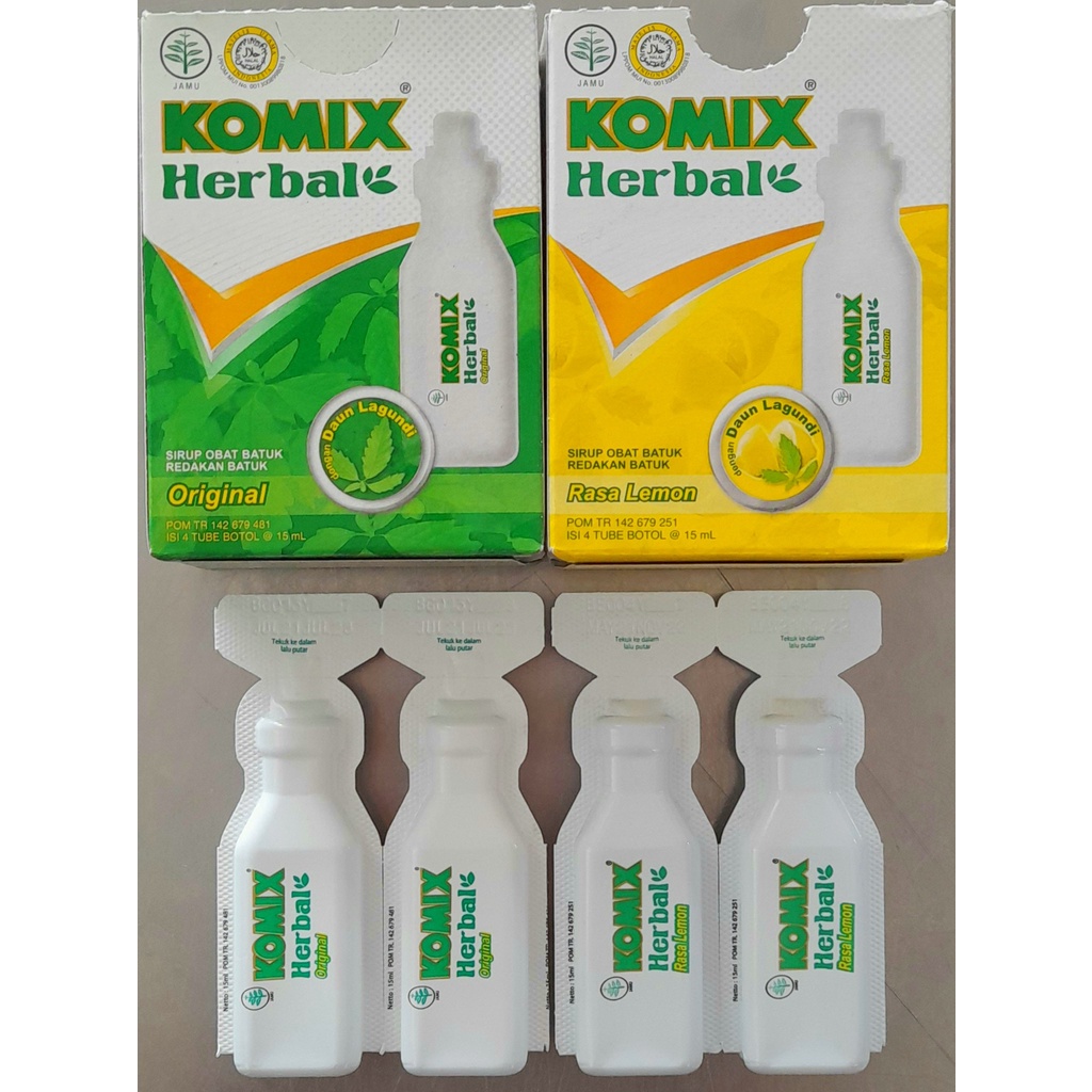 Jual Komix Tube Botol Obat Batuk Sirup Obat Batuk Herbal Shopee