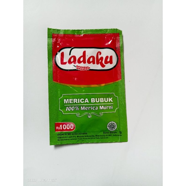 Jual Ladaku Merica Bubuk Murni Kemasan Sachet 3 Gram Shopee Indonesia