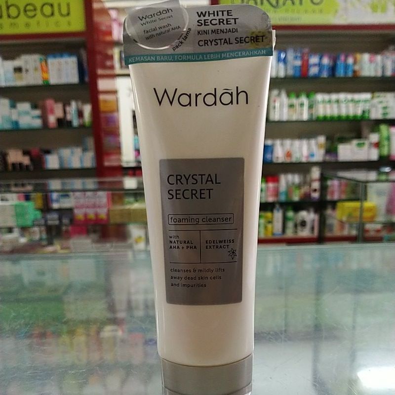 Jual Wardah Crystal Secret Foaming Cleanser With AHA 100ml Indonesia