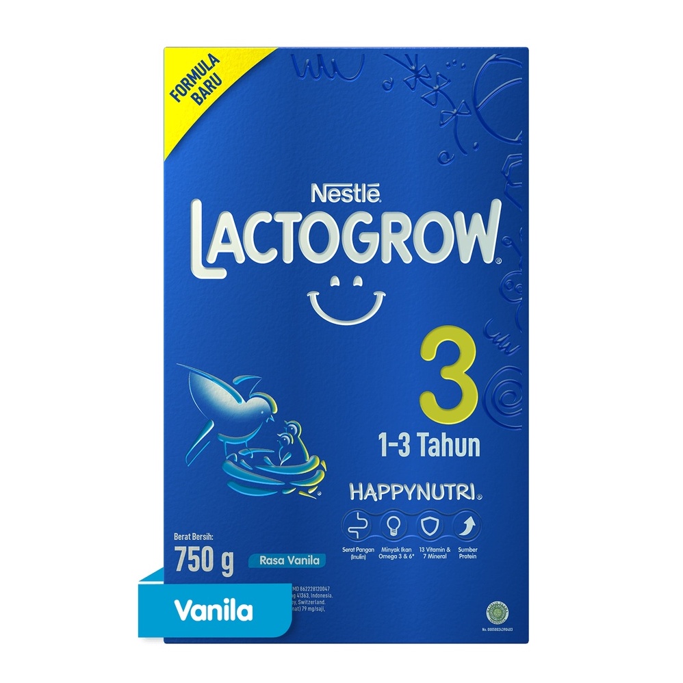 Jual Lactogrow 3 Happynutri Vanilla 735g Shopee Indonesia