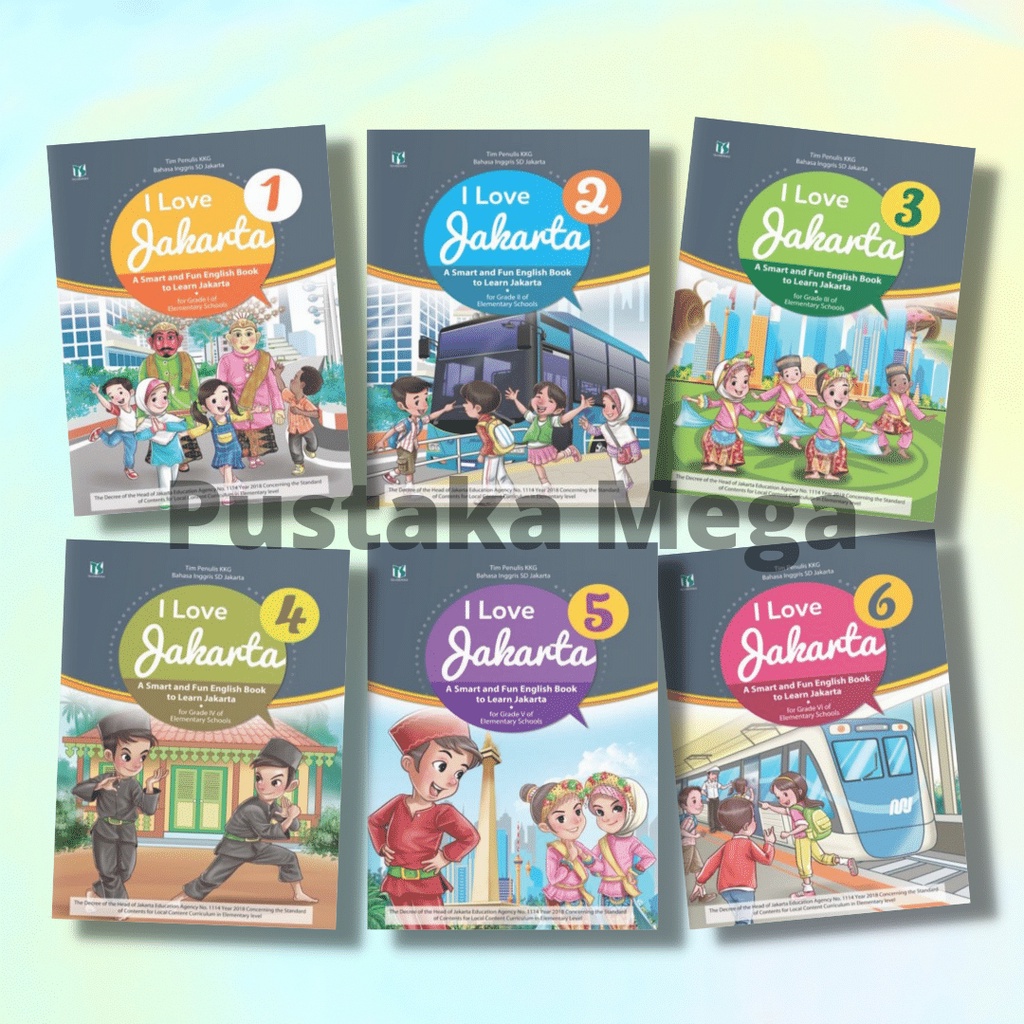 Jual I Love Jakarta Sd Buku Bahasa Inggris Tiga Serangkai Shopee