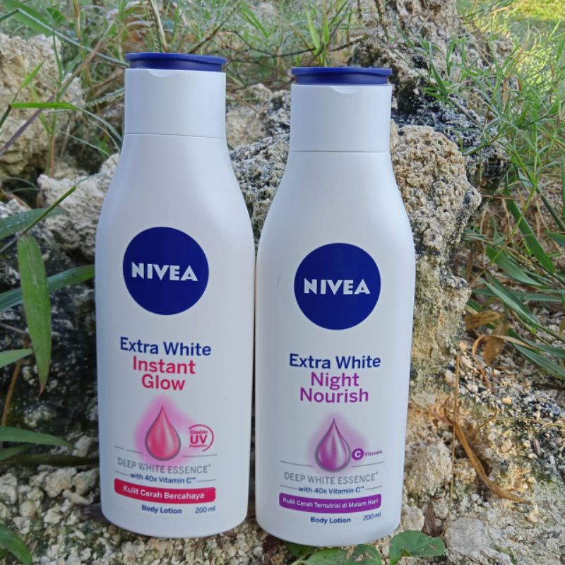 Jual NIVEA BODY LOTION EXTRA WHITE INSTAN GLOW NIVEA INSTAN GLOW