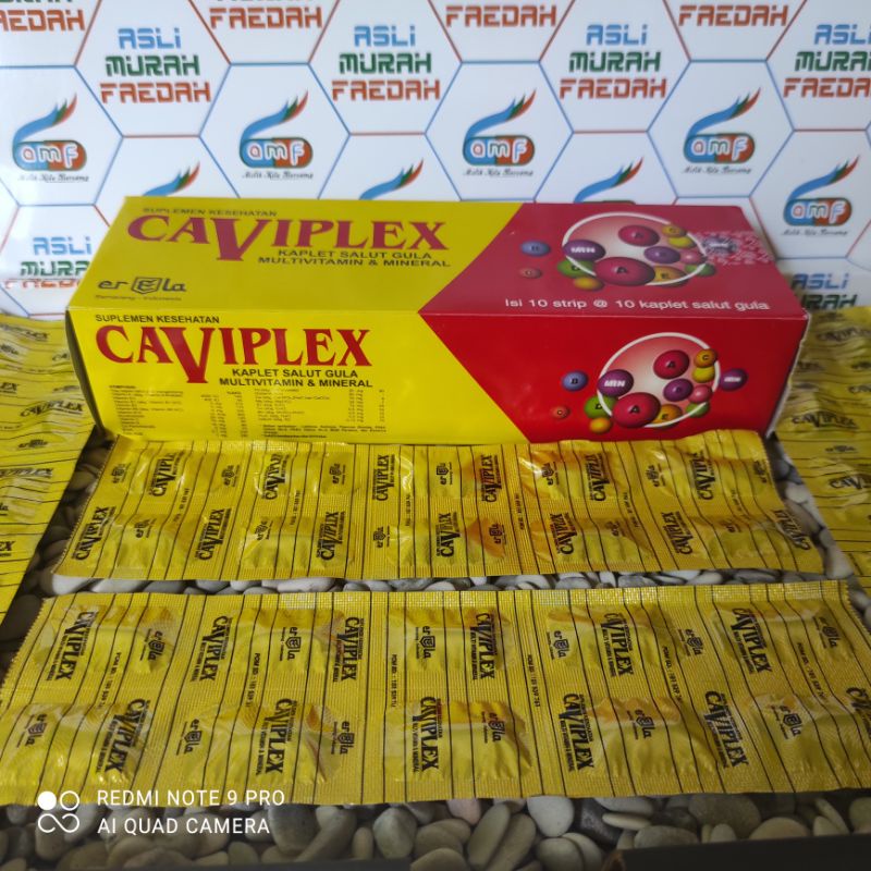 Jual Multivitamin CAVIPLEX 1 Strip Isi 10 Tablet Shopee Indonesia