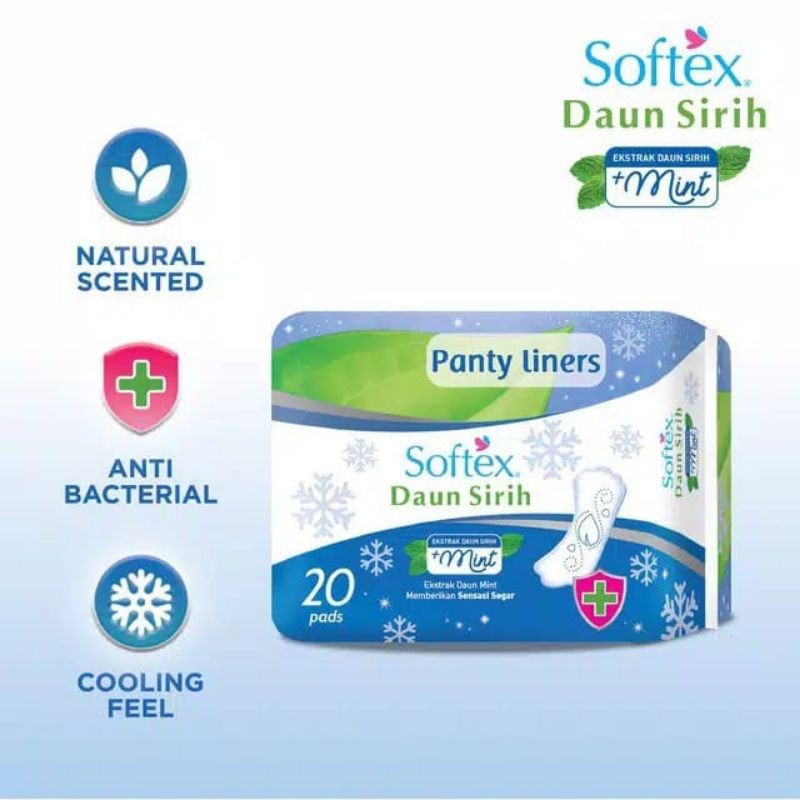 Jual Softex Daun Sirih Mint Pantyliner Reguler S Panty Liner