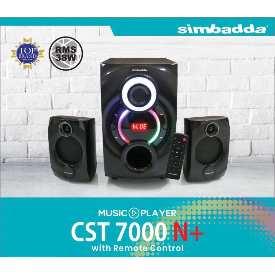 Jual Speaker Aktif Bluetooth Simbadda CST 7000N Subwoofer Bass Treble